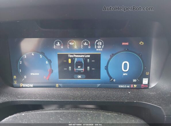 1FTFW4L53SFC31689 2025 FORD F150 Black Vista de los asientos traseros