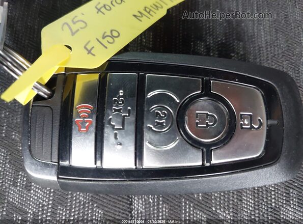 1FTFW4L53SFC31689 2025 FORD F150 Black Vista del salpicadero