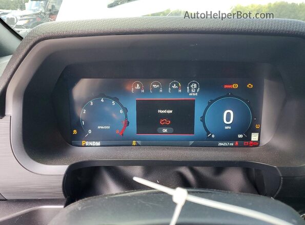 1FTFW4L54SFA69040 2025 FORD F150 White Widok zestawu wskaźników