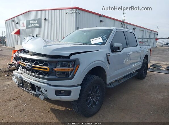1FTFW4L59TFA51165 2026 FORD F150 Gray Vista tres cuartos delantera izquierda