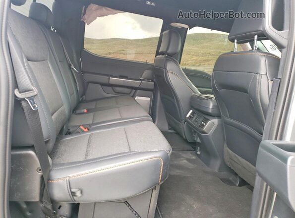 1FTFW4L81SFC52602 2025 FORD F150 Silver უკანა სავარძლების ხედი