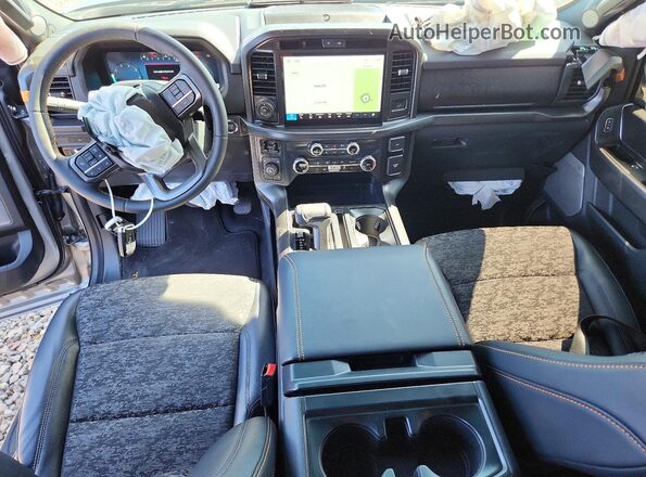 1FTFW4L81SFC52602 2025 FORD F150 Silver წინა პანელის ხედი