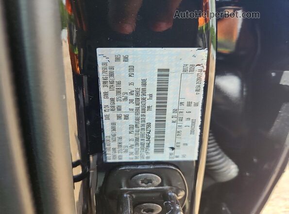1FTFW4L84SFA27560 2025 FORD F150 Black Շարժիչի բաժամունքի տեսք