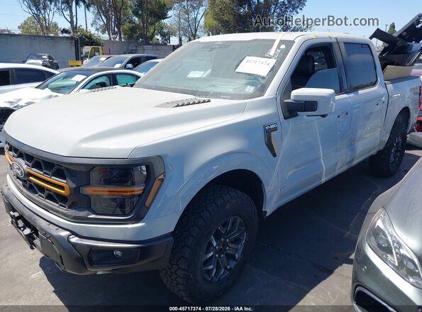 1FTFW4L88RFB53379 2024 FORD F150 Gray Front left