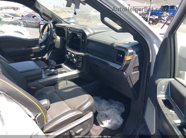 1FTFW4L88RFB53379 2024 FORD F150 Gray Front interior view