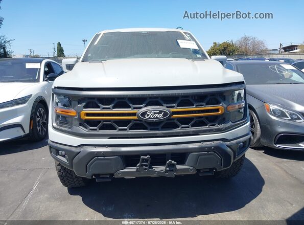 1FTFW4L88RFB53379 2024 FORD F150 Gray Rear interior view