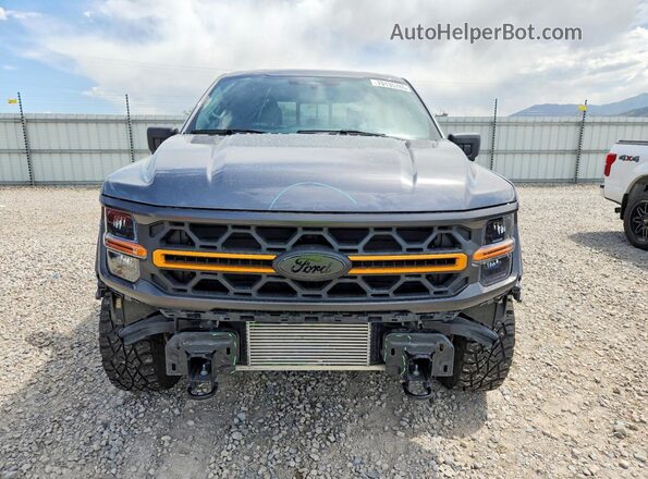1FTFW4L89RFC16876 2024 FORD F150 Gray წინა ხედი