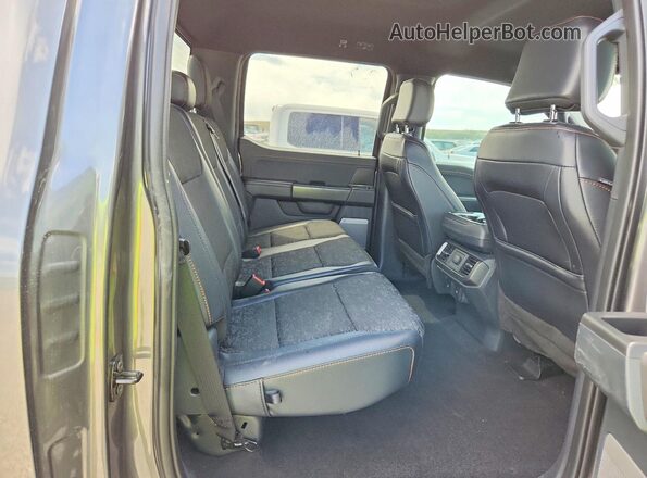 1FTFW4L89RFC16876 2024 FORD F150 Gray უკანა სავარძლების ხედი