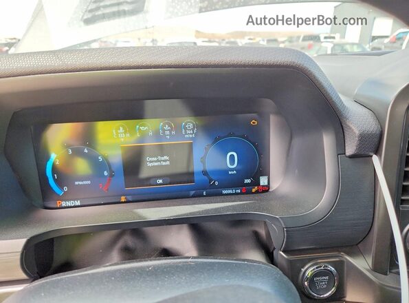 1FTFW4L89RFC16876 2024 FORD F150 Gray ხელსაწყოთა პანელის ხედი