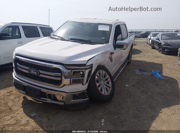 1FTFW5L55SFB25623 2025 FORD F150 White Front left