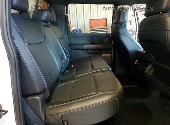 1FTFW5L57RFA53334 2019 FORD F150 White Vista de los asientos traseros