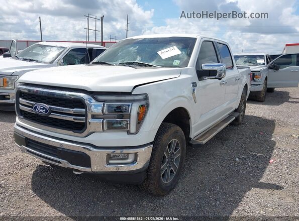 1FTFW5L58RFA80333 2024 FORD F150 White Vista tres cuartos delantera izquierda