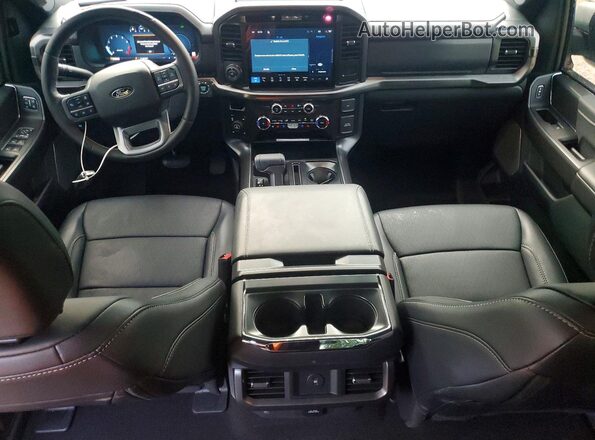 1FTFW5L58TKD04585 2026 FORD F150 Gray Dashboard view