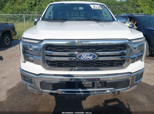 1FTFW5L81SFB29372 2025 FORD F150 White Widok z przodu