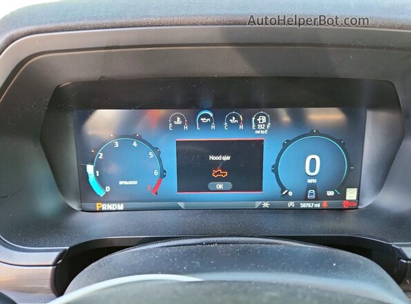 1FTFW5L83SFC28372 2025 FORD F150 Gray ხელსაწყოთა პანელის ხედი