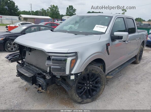 1FTFW5L84RFA70960 2024 FORD F150 Серый Передняя левая четверть