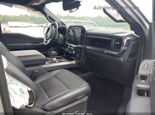 1FTFW5L84RFA70960 2024 FORD F150 Серый Вид салона спереди