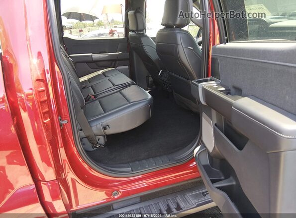 1FTFW5L87RFA83167 2024 FORD F150 Burgundy VIN sticker view