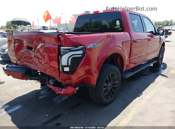 1FTFW5L87RFA83167 2024 FORD F150 Burgundy Rear right