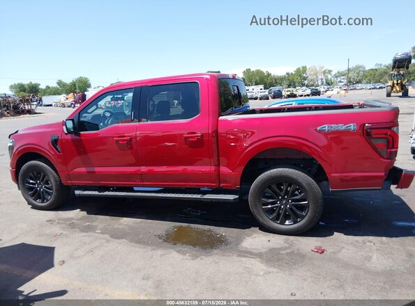 1FTFW5L87RFA83167 2024 FORD F150 Burgundy 360 interior view