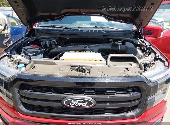 1FTFW5L87RFA83167 2024 FORD F150 Burgundy Rear view