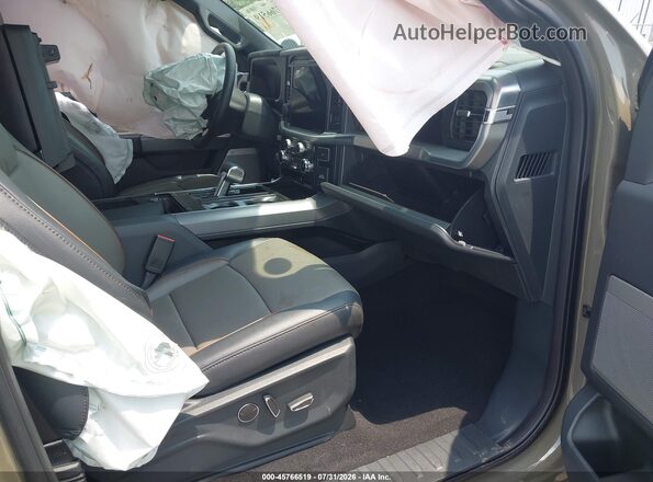 1FTFW5L87SFA79416 2025 FORD F150 Коричневый Вид салона спереди