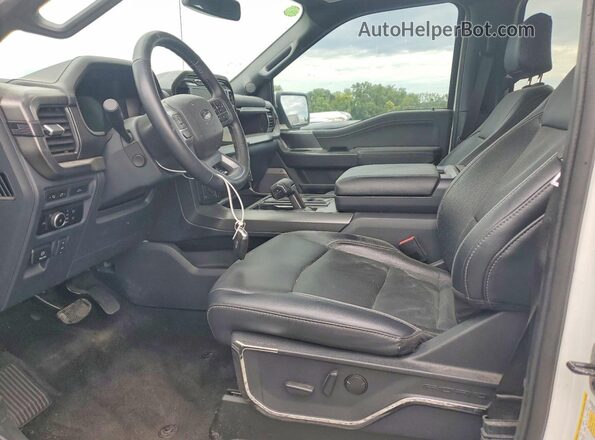 1FTFW5L89RFC04653 2024 FORD F150 White Front interior view
