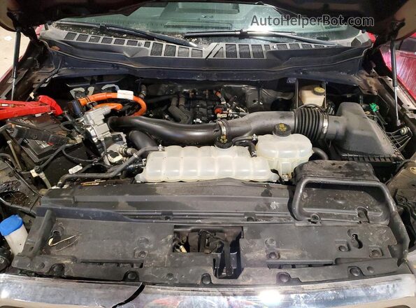 1FTFW5LD0RFA33725 2024 FORD F150 Red Vista interior trasera