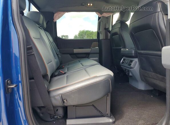 1FTFW5LD1SFB30325 2025 FORD F150 Blue Вид задніх сидінь