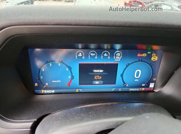1FTFW5LD3SFB31668 2025 FORD F150 Угольный Вид щитка приборов
