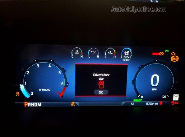 1FTFW5LD6SFA53998 2025 FORD F150 Black Widok zestawu wskaźników