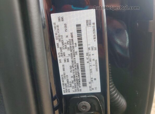 1FTFW5LD8SFC38893 2025 FORD F150 Blue Vista del compartimento del motor