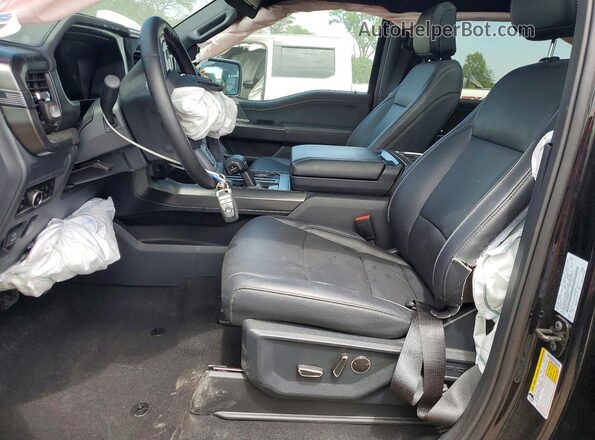 1FTFW5LD9SFB86416 2025 FORD F150 Black Вид салону спереду