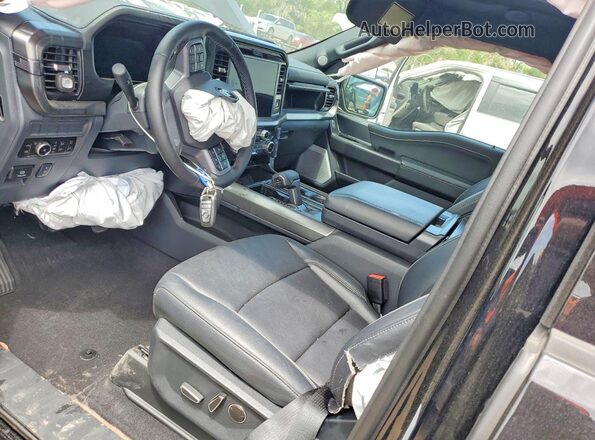 1FTFW5LD9SFB86416 2025 FORD F150 Black Вид панелі приладів