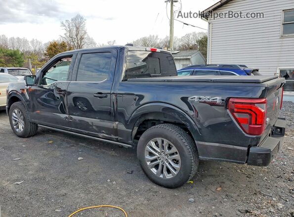 1FTFW6L81RFA05277 2024 FORD F150 Black Rear left