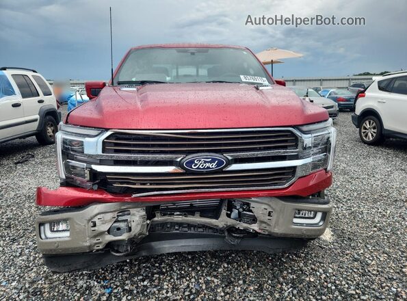 1FTFW6L82SFB22033 2025 FORD F150 Red Front view