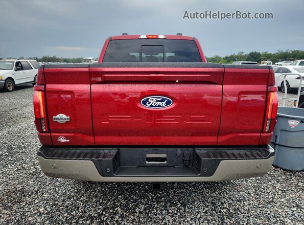 1FTFW6L82SFB22033 2025 FORD F150 Red Rear view