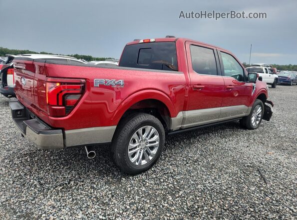 1FTFW6L82SFB22033 2025 FORD F150 Red Rear right