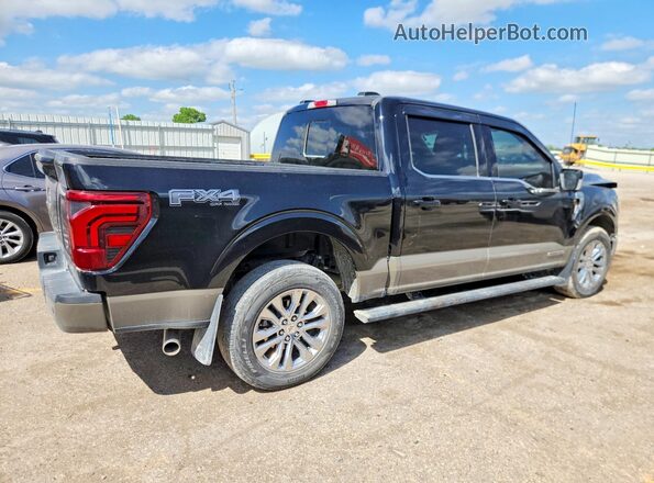 1FTFW6LD4SFA05759 2025 FORD F150 Black უკანა მარჯვენა