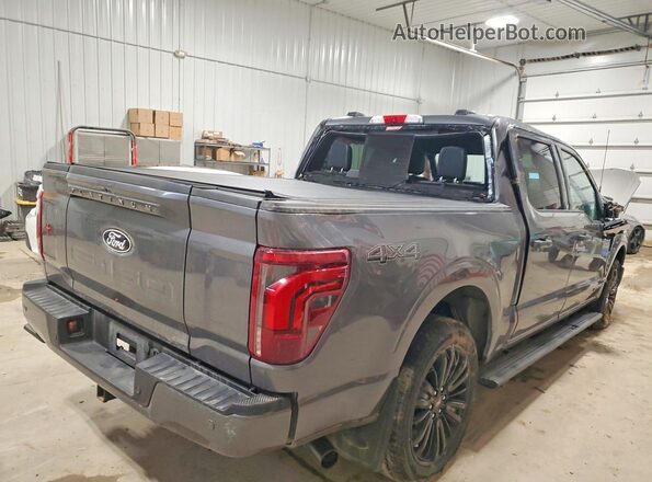 1FTFW7LD1RFB75013 2024 FORD F150 Серый Задняя правая четверть