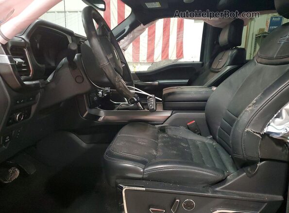 1FTFW7LD1RFB75013 2024 FORD F150 Серый Вид салона спереди