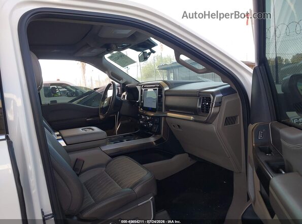 1FTFW7LD1RFB77795 2024 FORD F150 White წინა სალონის ხედი