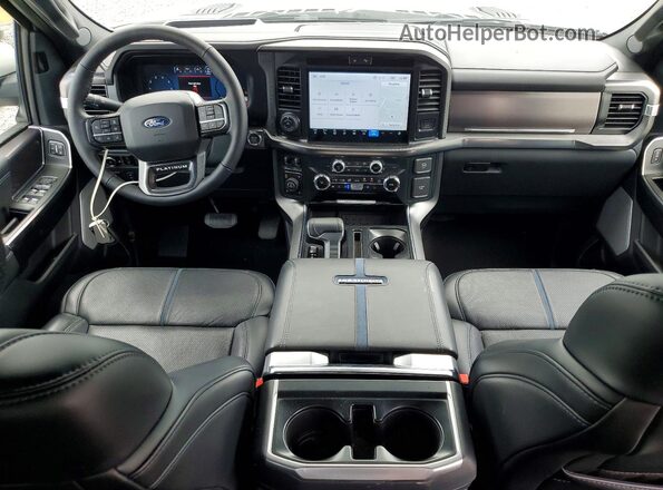 1FTFW7LD6SFC27502 2025 FORD F150 White Dashboard view