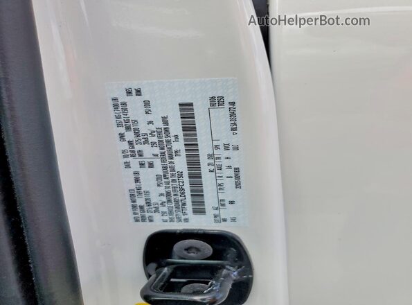 1FTFW7LD6SFC27502 2025 FORD F150 White Engine compartment view