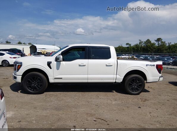1FTFW7LD7SFA93647 2025 FORD F150 White Widok wnętrza 360 stopni