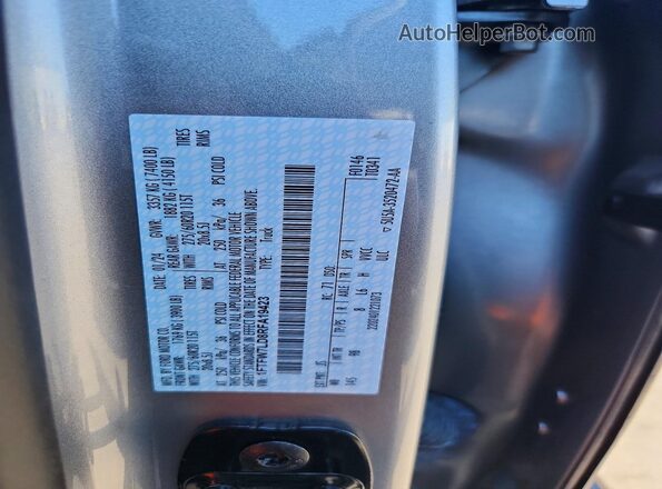 1FTFW7LD8RFA19423 2024 FORD F150 Silver Շարժիչի բաժամունքի տեսք