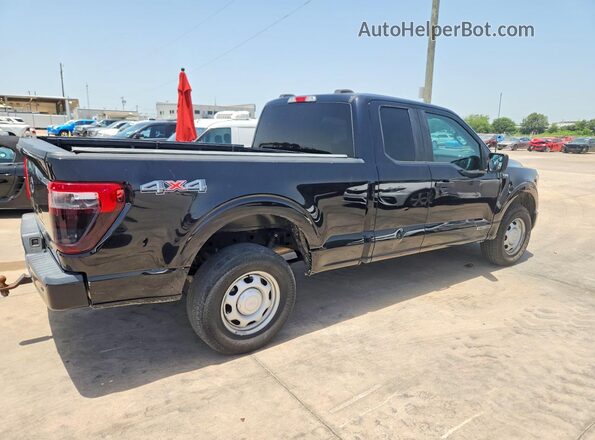 1FTFX1E13MFB67727 2021 FORD F150 Black Rear right