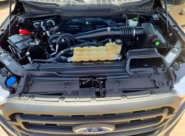 1FTFX1E13MFB67727 2021 FORD F150 Black Rear interior view