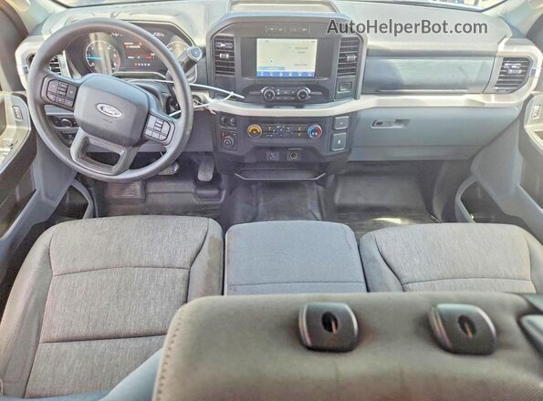 1FTFX1E13MFB67727 2021 FORD F150 Black Dashboard view
