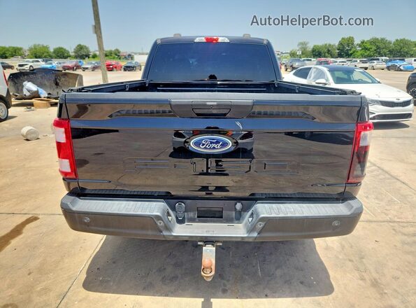 1FTFX1E13MFB67727 2021 FORD F150 Black Rear view